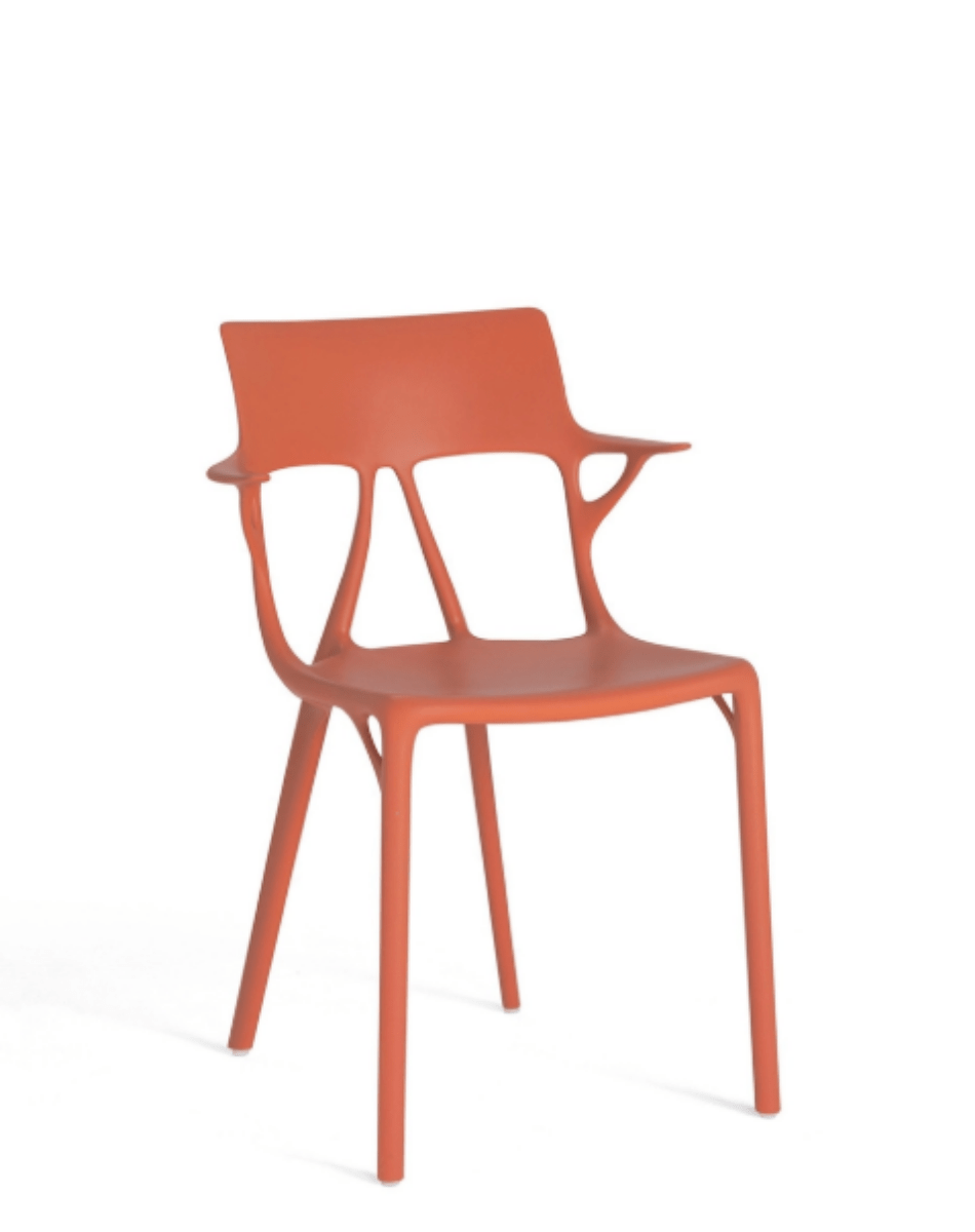 Chaise A.I. - Rouge orangé