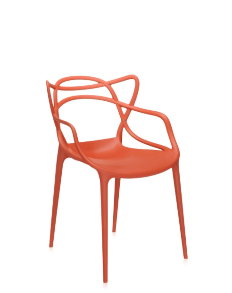 Chaise Masters - Rouge orangé