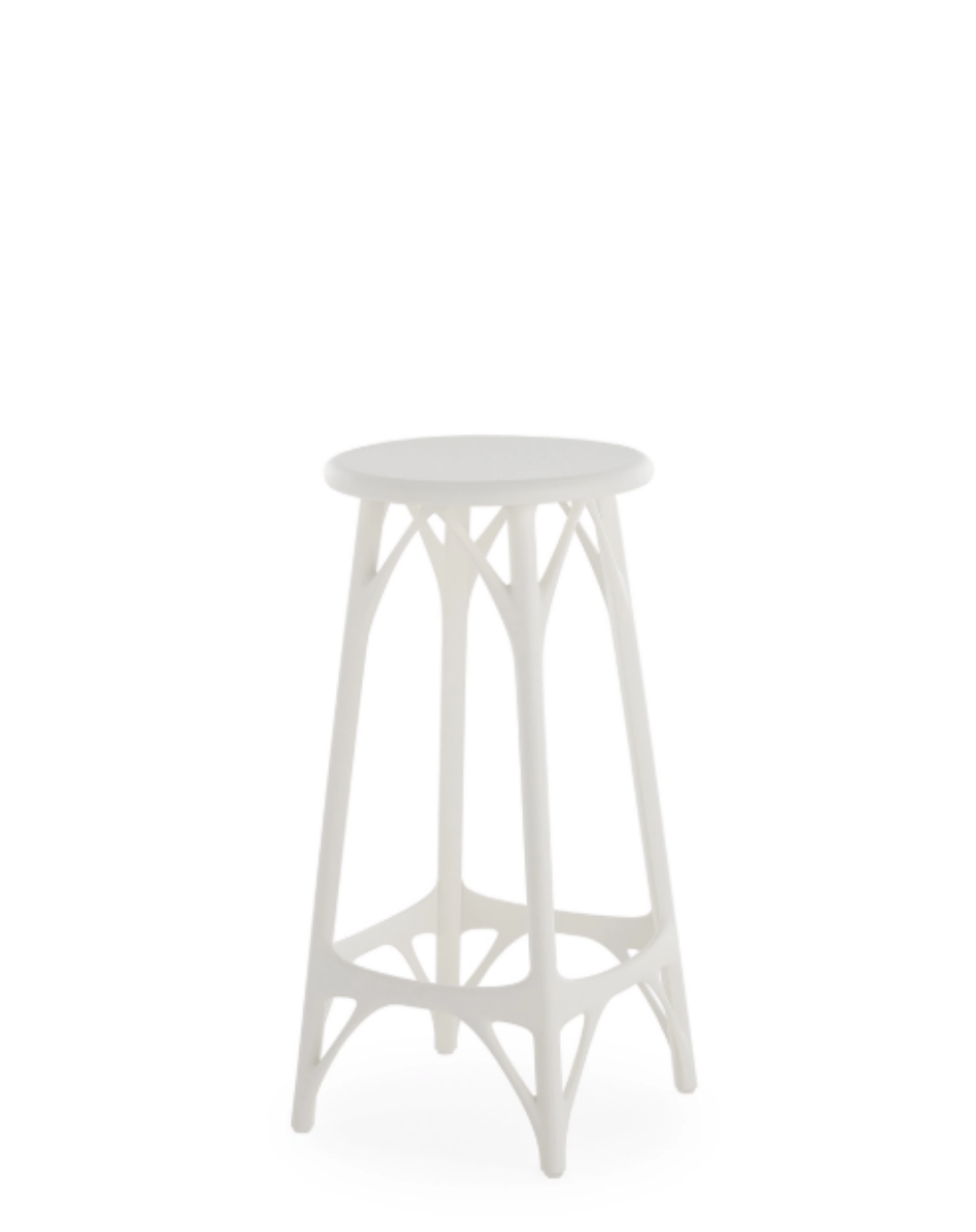 Tabouret A.I. Stool Light - Blanc