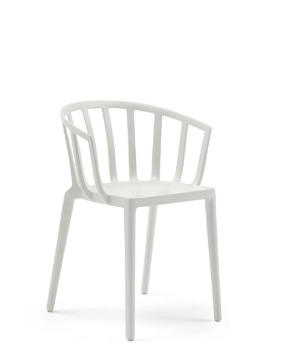 Chaise Venice Mat - Blanc
