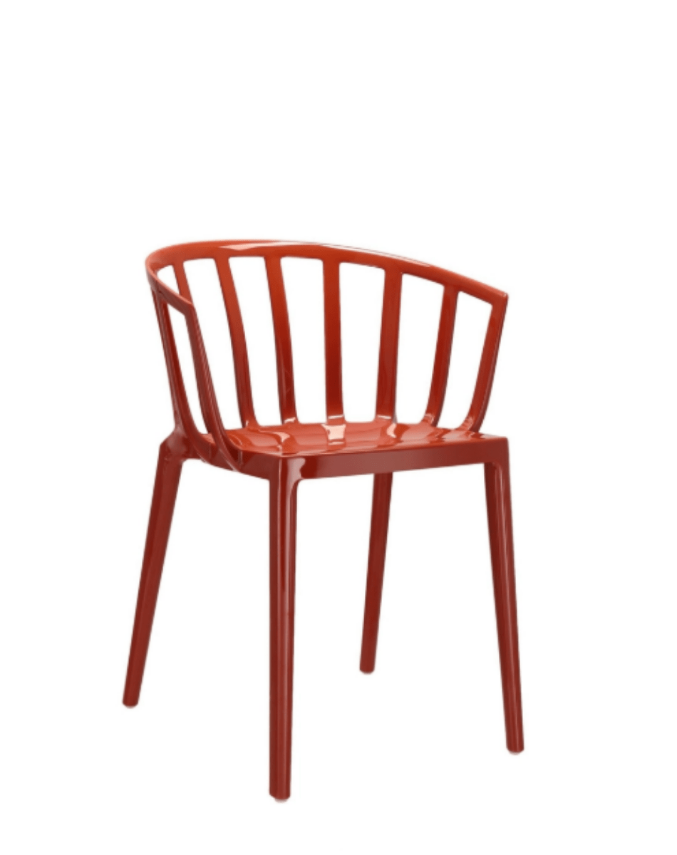 Chaise Venice - Rouge orangé