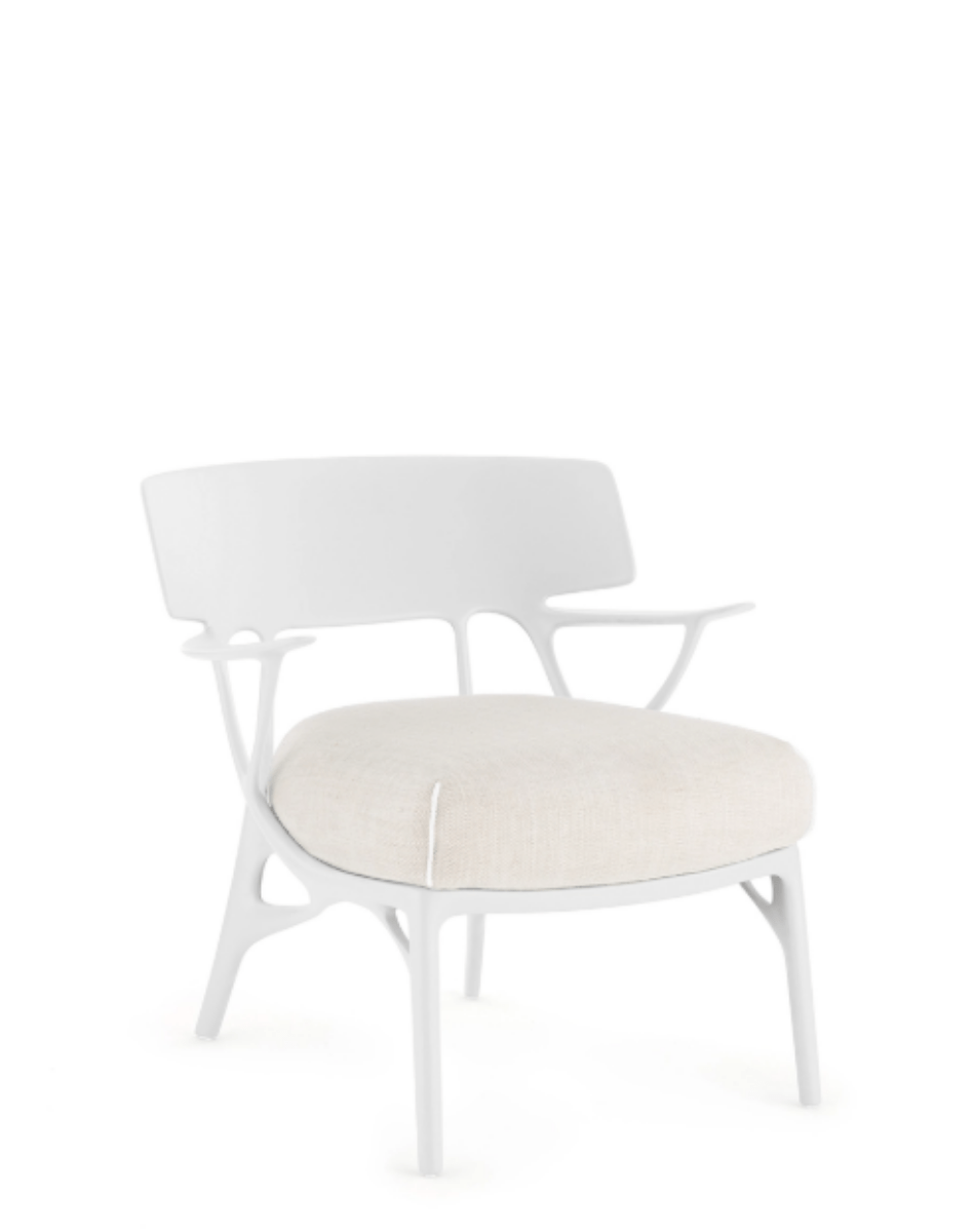 Fauteuil A.I. Lounge - Panamino blanc