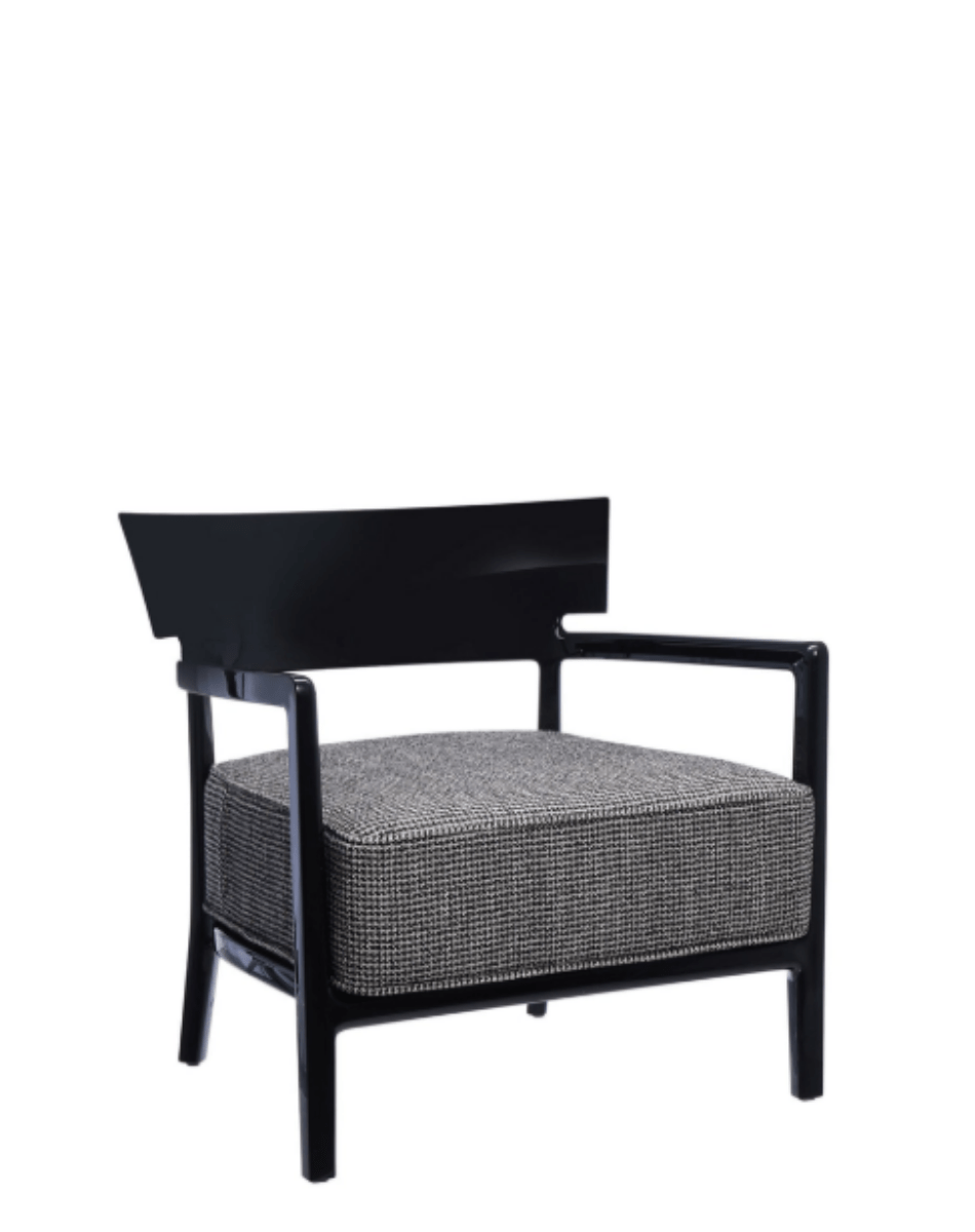 Fauteuil Cara - Pieds de poule noir