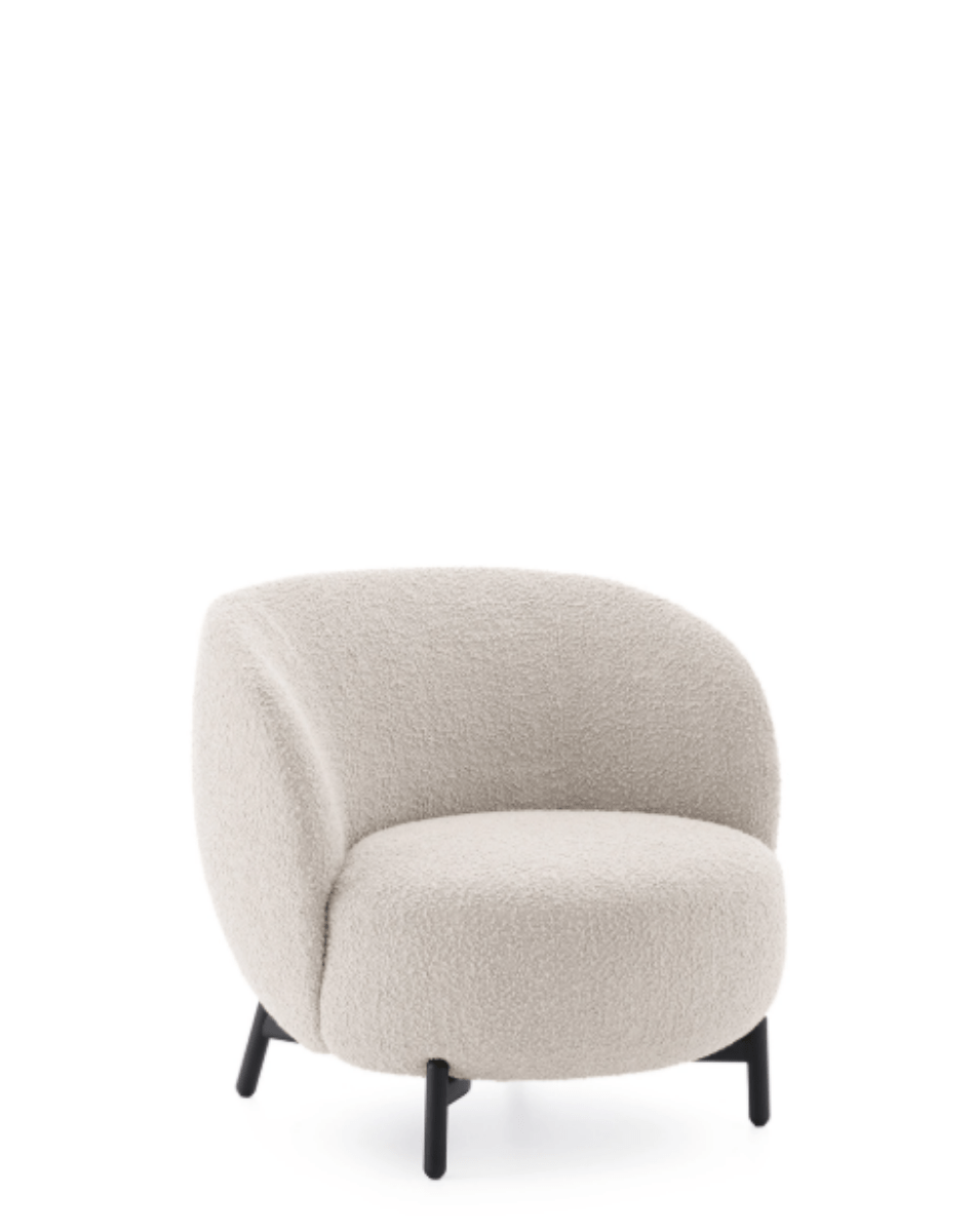 Fauteuil Lunam - Curly blanc