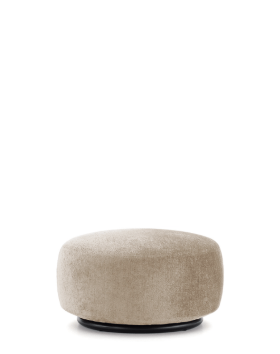 Pouf K-Waiting - Chenille beige