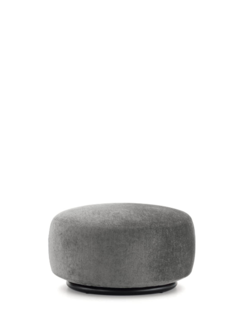 Pouf K-Waiting - Chenille gris