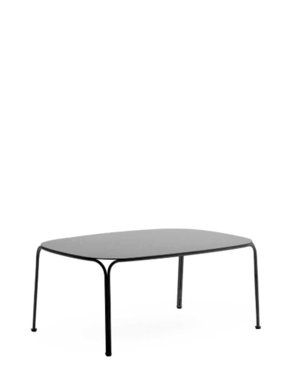 Table basse d'extérieur Hiray - Noir