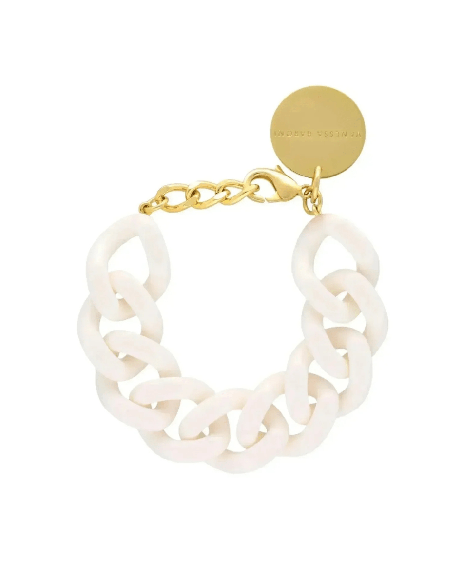 Bracelet Flat Chain - Off-White