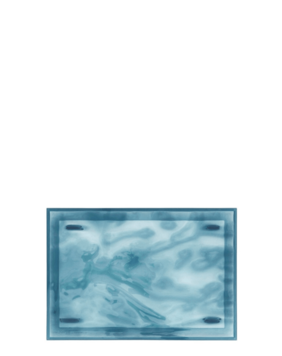 Plateau Dune 55x38cm - Bleu