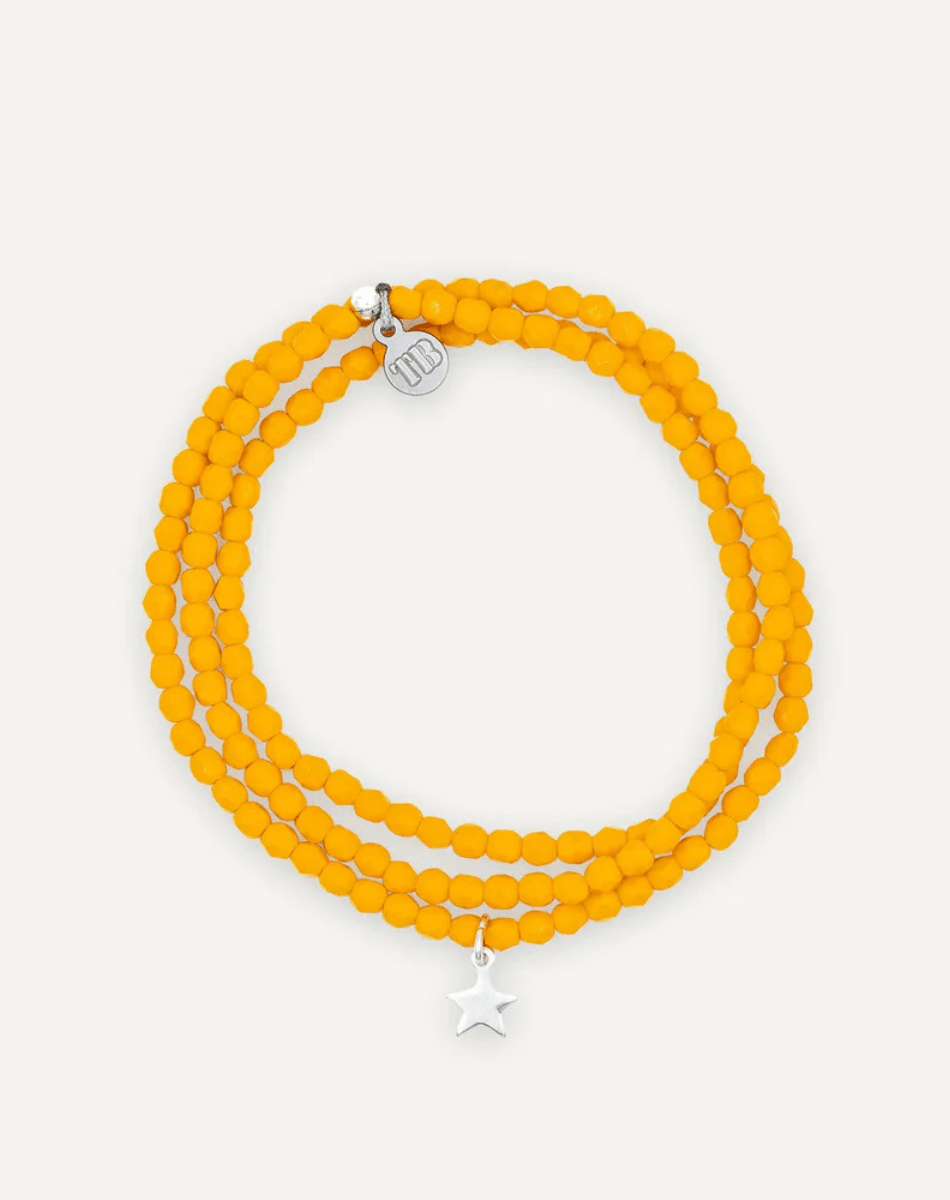 Collier et bracelet 3 tours - Star Silver Melon